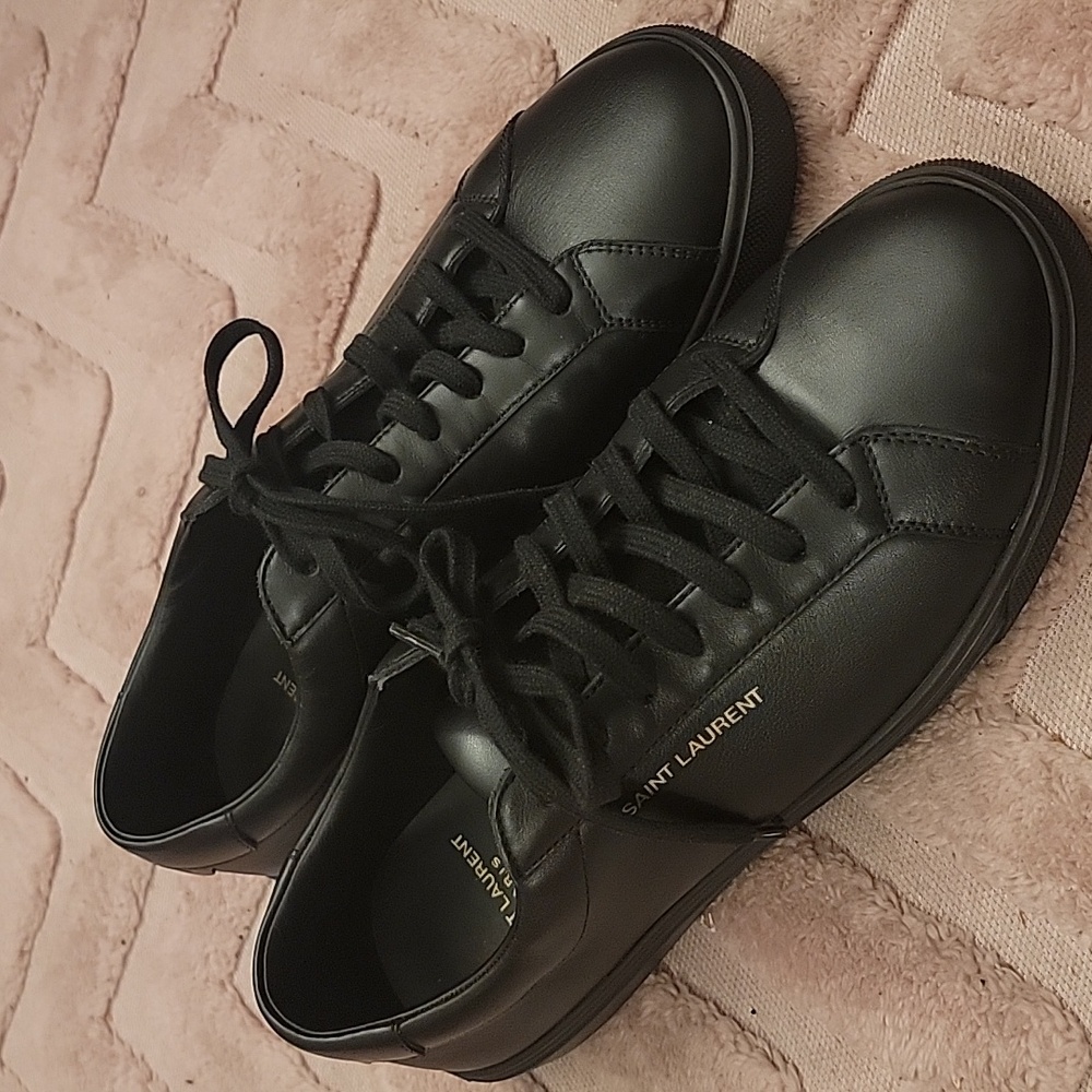 Saint Laurent Classic Black Sneakers Size 9.5